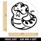 Sassy Snake with Tongue Sticking Out Rubber Stamp for Stamping Crafting Planners